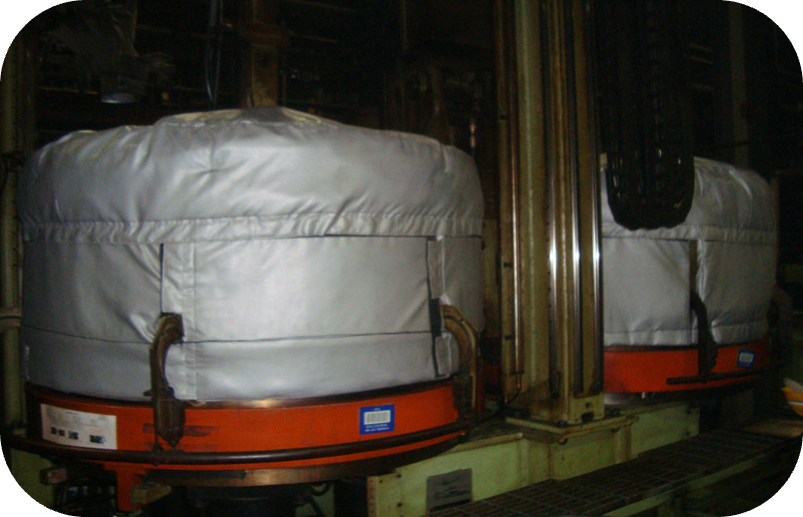 Rubber vulcanizing machine detachable soft energy-saving insulation cover